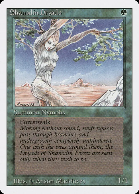 Shanodin Dryads, Revised Edition #216