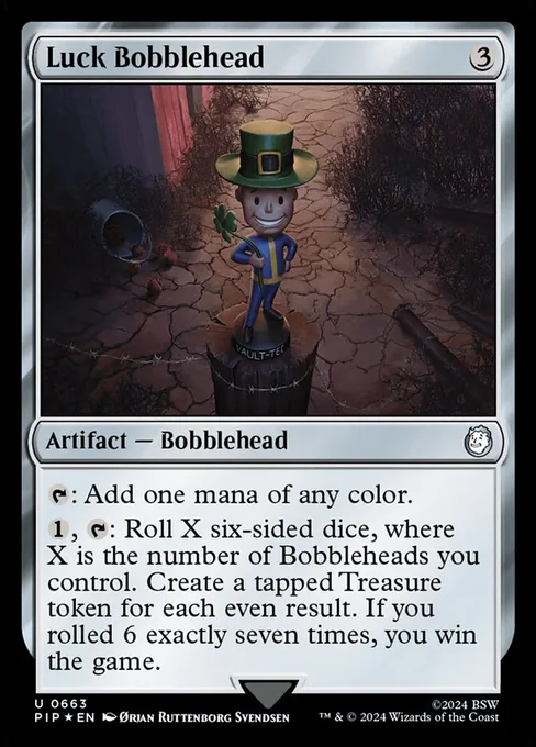 Luck Bobblehead, Fallout #663