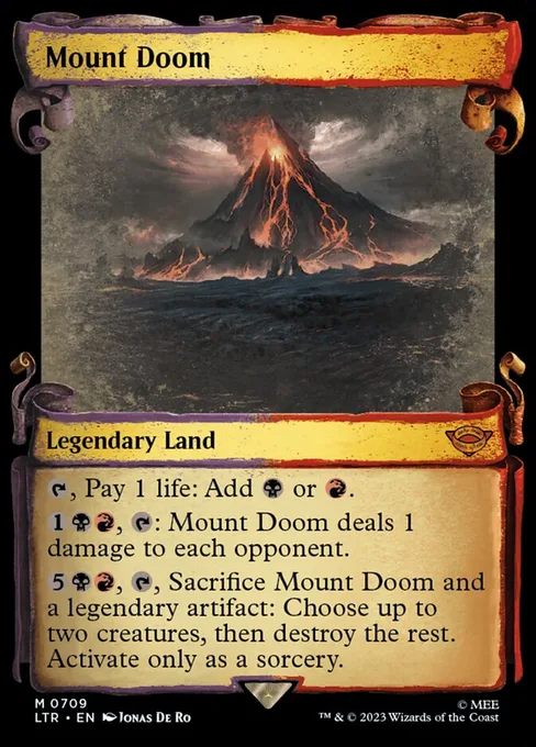 Mount Doom, The Lord of the Rings: Tales of Middle-earth #709