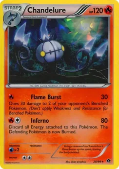 Chandelure, Cracked Ice Holo