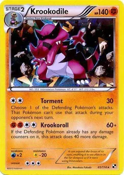 Krookodile, Cracked Ice Holo