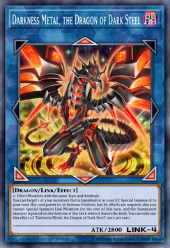 Darkness Metal, the Dragon of Dark Steel