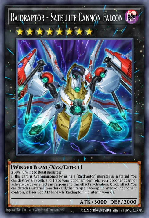 Raidraptor - Satellite Cannon Falcon, Battles of Legend: Chapter 1 #BLC1-EN073