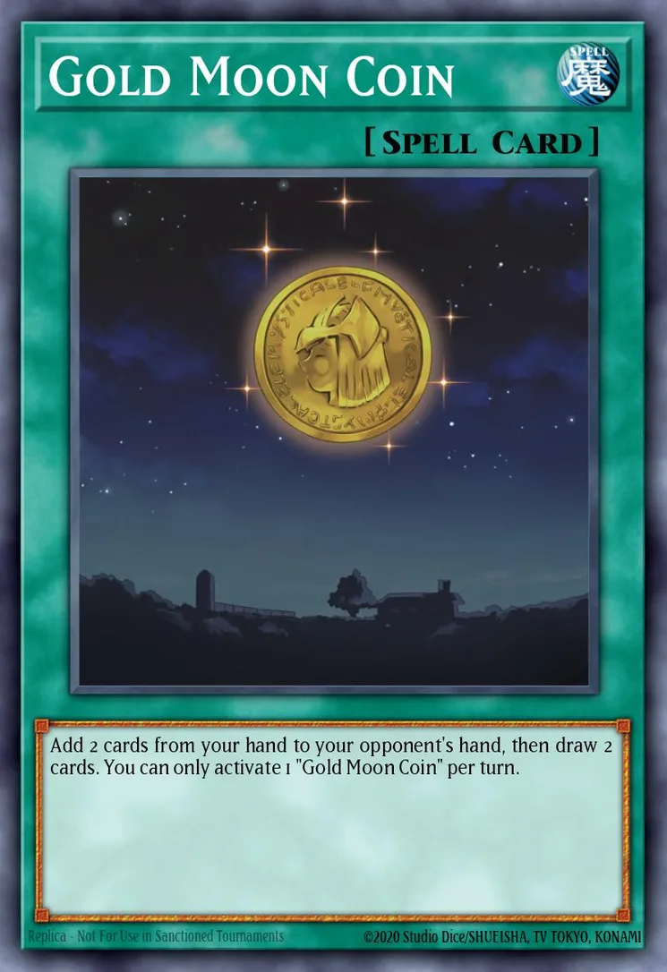 Gold Moon Coin
