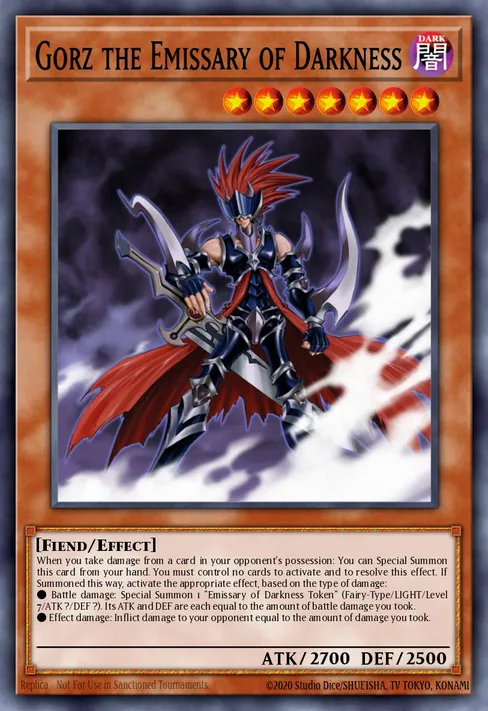 Gorz the Emissary of Darkness, Battles of Legend: Monster Mayhem #BLMM-EN005