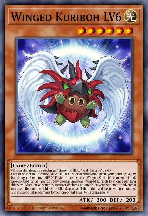 Winged Kuriboh LV6, Battles of Legend: Terminal Revenge #BLTR-EN001