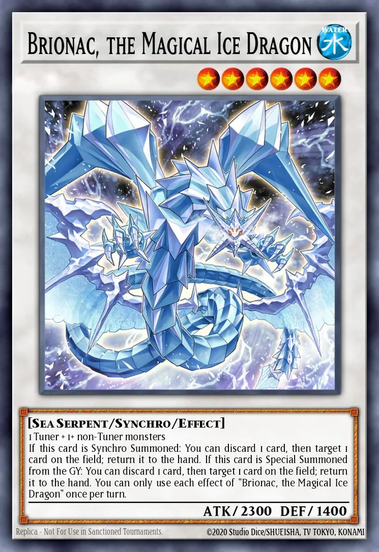 Brionac, the Magical Ice Dragon
