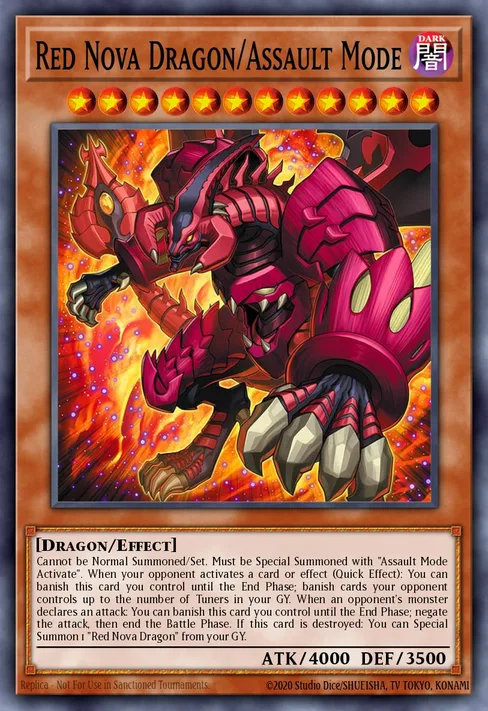 Red Nova Dragon/Assault Mode, Blazing Dominion #BLZD-EN004