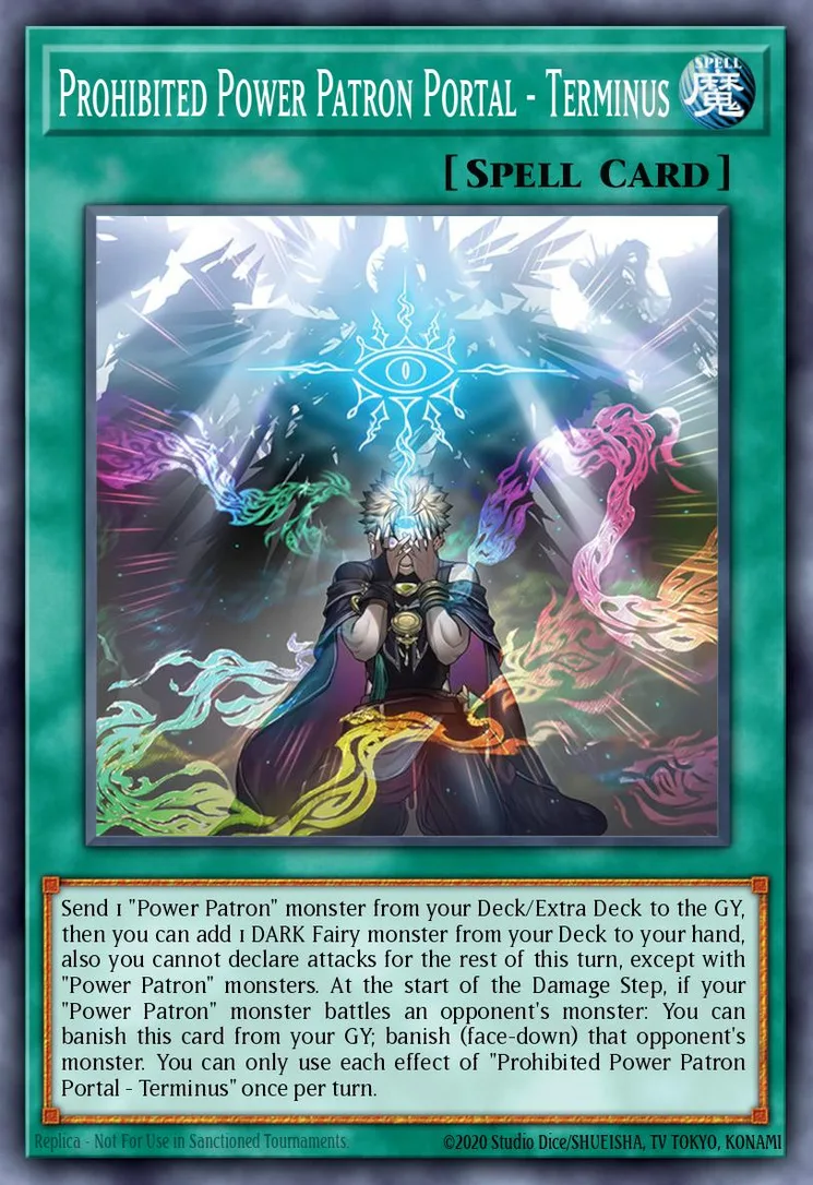 Prohibited Power Patron Portal - Terminus