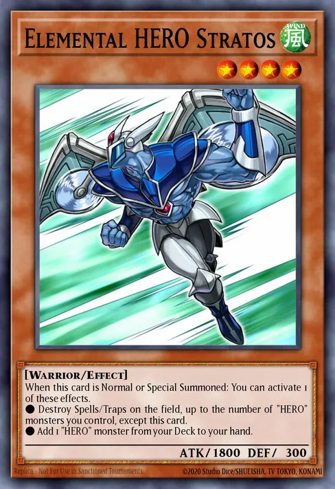 Elemental HERO Stratos, Burst of Destiny #BODE-EN100