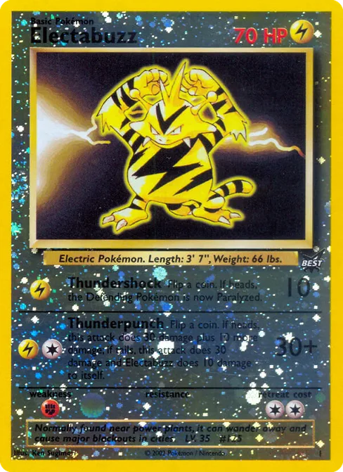 Electabuzz, Best of Game #1