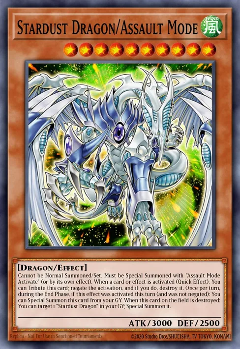 Stardust Dragon/Assault Mode, Burst Protocol #BPRO-EN101