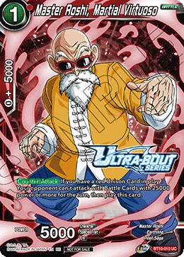 Master Roshi, Martial Virtuoso, Rise of the Unison Warrior #BT10-010_PR02