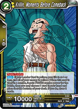 Krillin, Moments Before Comeback, Vermilion Bloodline #BT11-097