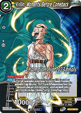 Krillin, Moments Before Comeback, Vermilion Bloodline #BT11-097_PR03