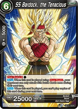 SS Bardock, the Tenacious, Vermilion Bloodline #BT11-132