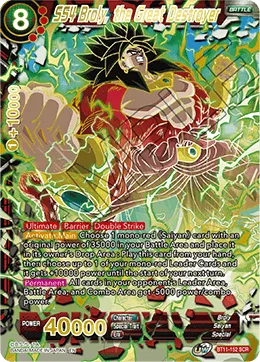 SS4 Broly, the Great Destroyer, Vermilion Bloodline #BT11-152