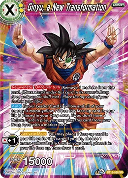 Ginyu, a New Transformation, Vicious Rejuvenation #BT12-088