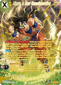 Ginyu, a New Transformation, Vicious Rejuvenation #BT12-088_SPR