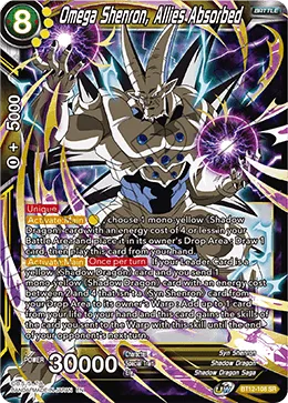 Omega Shenron, Allies Absorbed, Vicious Rejuvenation #BT12-108