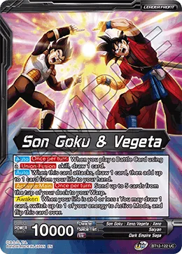 Son Goku & Vegeta, Vicious Rejuvenation #BT12-122