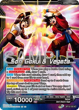 Son Goku & Vegeta, Vicious Rejuvenation #BT12-122_PR
