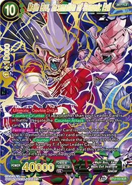 Majin Buu, Incarnation of Demonic Evil, Vicious Rejuvenation #BT12-153