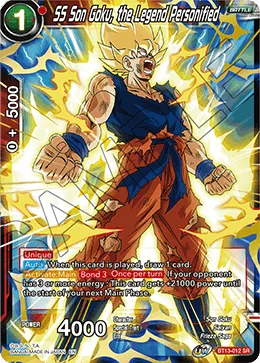 SS Son Goku, the Legend Personified, Supreme Rivalry #BT13-012
