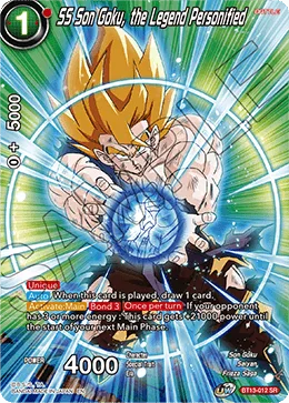 SS Son Goku, the Legend Personified, Supreme Rivalry #BT13-012_PR