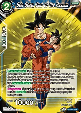 Son Goku, Dad to the Rescue, Supreme Rivalry #BT13-035