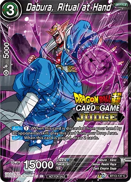 Dabura, Ritual at Hand, Supreme Rivalry #BT13-137_PR