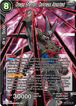 Omega Shenron, Darkness Absorbed, Saiyan Showdown #BT15-131
