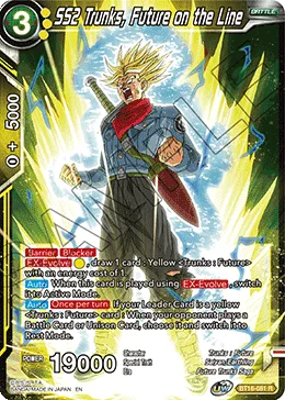 SS2 Trunks, Future on the Line, Realm of the Gods #BT16-081