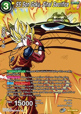 SS Son Goku, Final Sacrifice, Ultimate Squad #BT17-093
