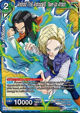 Android 17 & Android 18, Team-Up Attack, Ultimate Squad #BT17-136