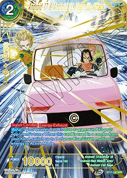 Android 17 & Android 18, Team-Up Attack, Ultimate Squad #BT17-136_SPR
