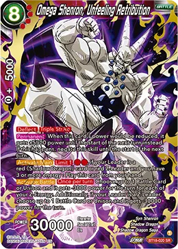 Omega Shenron, Unfeeling Retribution, Dawn of the Z-legends #BT18-020