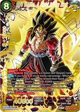 SS4 Vegito, A Light in the Dark, Dawn of the Z-legends #BT18-147