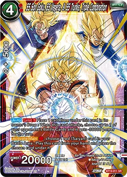 SS Son Goku, SS Vegeta, & SS Trunks, Triple Combination, Fighter’s Ambition #BT19-011