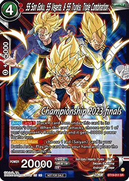 SS Son Goku, SS Vegeta, & SS Trunks, Triple Combination, Fighter’s Ambition #BT19-011_PR