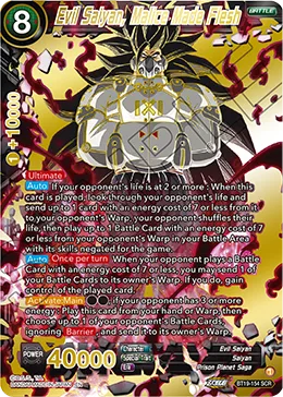 Evil Saiyan, Malice Made Flesh, Fighter’s Ambition #BT19-154