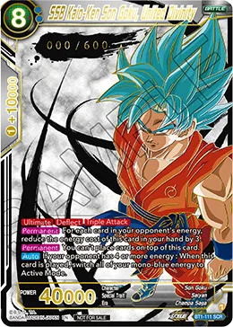 SSB Kaio-Ken Son Goku, United Divinity, Galactic Battle #BT1-111_PR