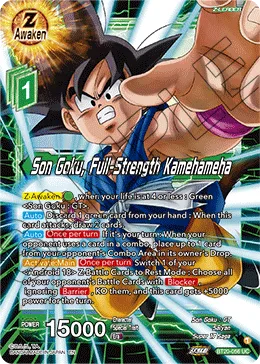 Son Goku, Full-Strength Kamehameha, Power Absorbed #BT20-056