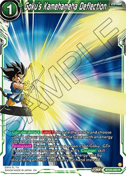 Goku's Kamehameha Deflection, Power Absorbed #BT20-082