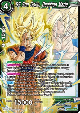 SS Son Goku, Decision Made, Wild Resurgence #BT21-076