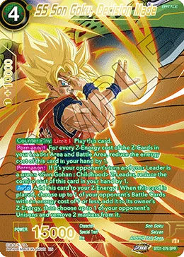 SS Son Goku, Decision Made, Wild Resurgence #BT21-076_SPR