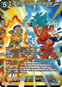 SSB Son Goku VS Golden Frieza, Spirit Clash, Wild Resurgence #BT21-111