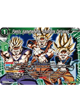 Family Kamehameha, Emotions Delivered, Critical Blow #BT22-059