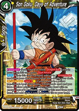 Son Goku, Days of Adventure, Critical Blow #BT22-089