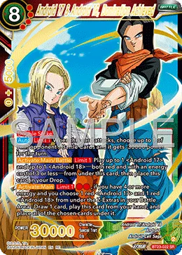 Android 17 & Android 18, Domination Achieved, Perfect Combination #BT23-022_PR02